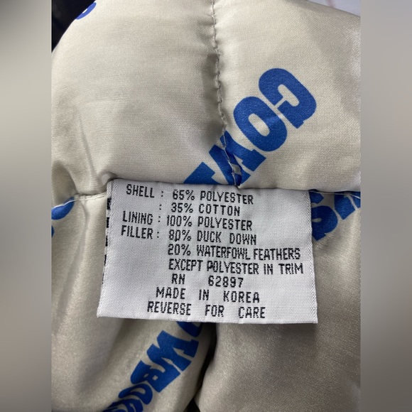 Vintage 90s Triple Fat Goose Dallas Cowboys NFL Blue Windbreaker Jacket Men's XL - Picture 13 of 13